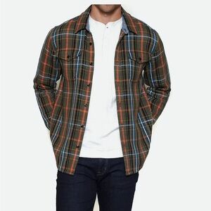 Outerknown Blanket Shirt Medium Plaid Multi Color Long Sleeve